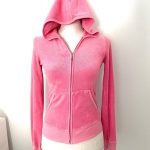 SOLD Juicy Couture Terry Zip Hoodie & pant - PINK